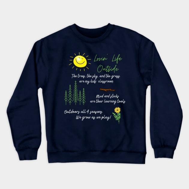 Adult shirt & gear Crewneck Sweatshirt by Lovin' Life Outside 